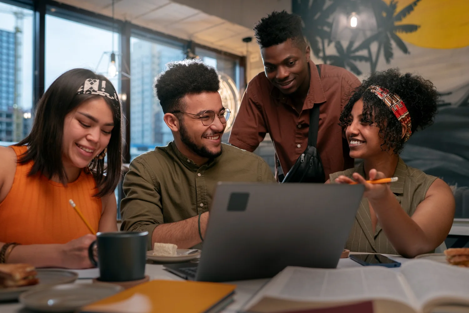 Modern professional Ghana tech team designing websites